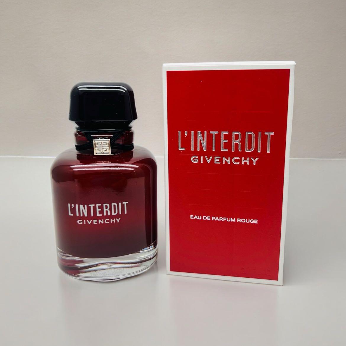 Givenchy L'Interdit Rouge Eau de Parfum, Luxury Fragrance, Premium Tester for Her