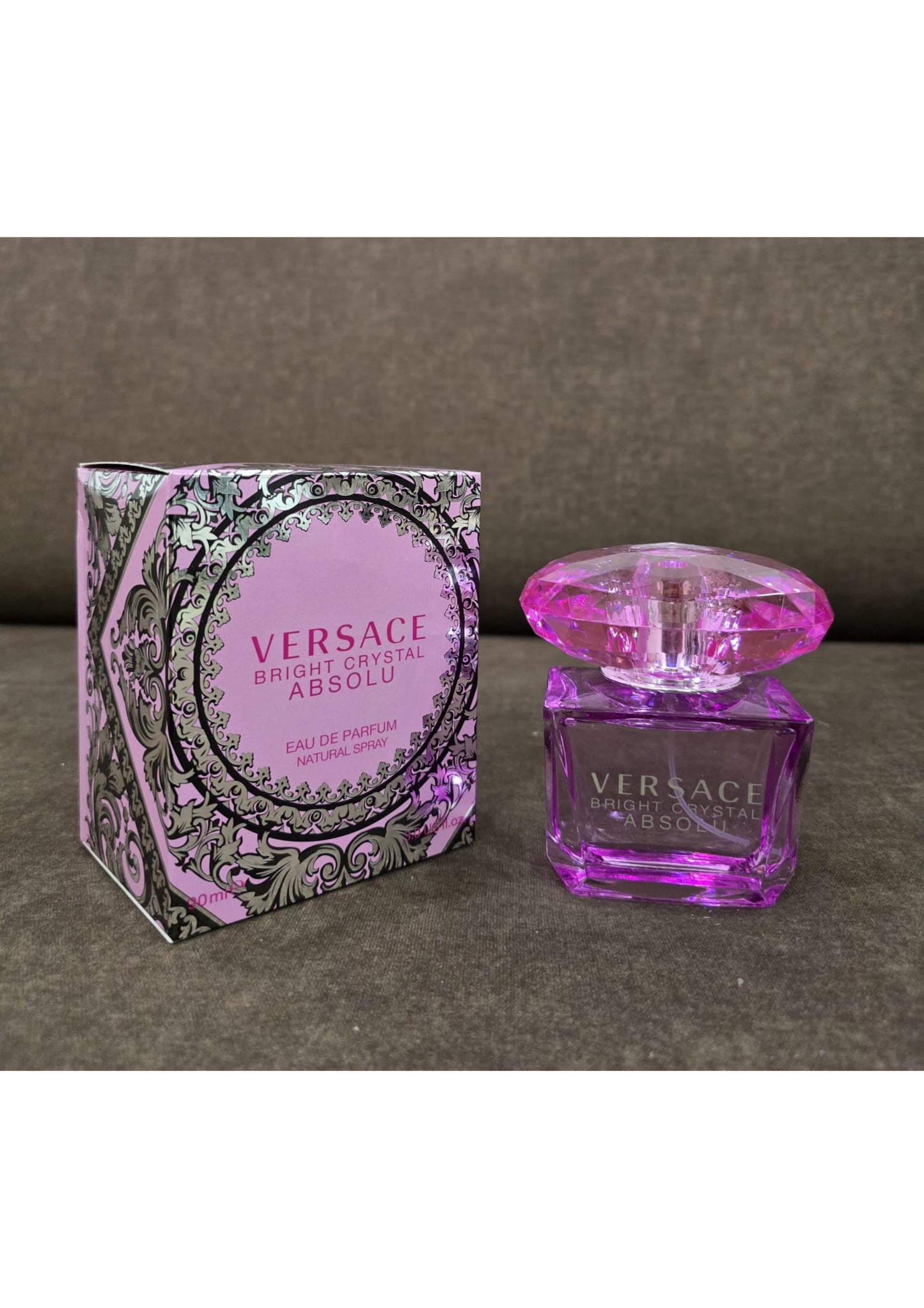 Versace Bright Crystal Absolu Eau De Parfum 90 Millilitres, Authentic Branded Perfume for Her