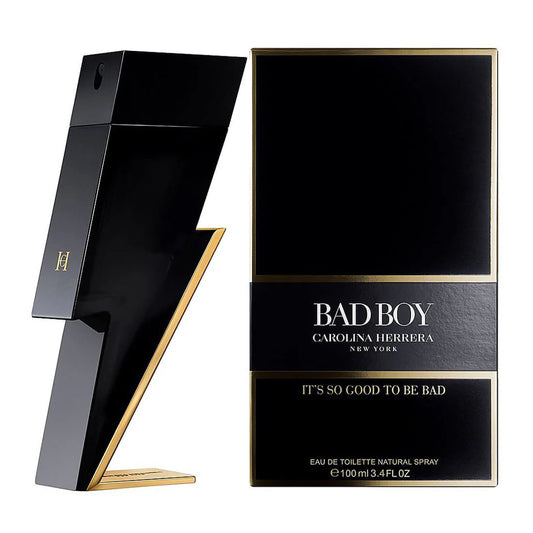 Carolina Herrera Bad Boy Eau De Toilette (100ml), Authentic Branded Perfume for Him