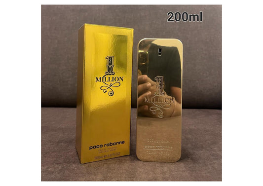 Paco Rabanne 1 Million Eau De Toilette, Natural Spray, 200ml, Premium Tester for Him