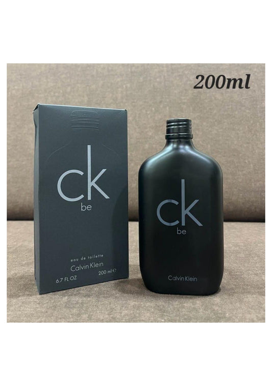 Calvin Klein CK Be Eau de Toilette, 200 ml, Black, Premium tester for Him