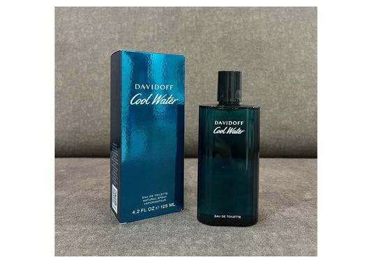 Davidoff Cool Water Eau de Toilette Natural Spray, 125 ml, 4.2 fl oz, for Him