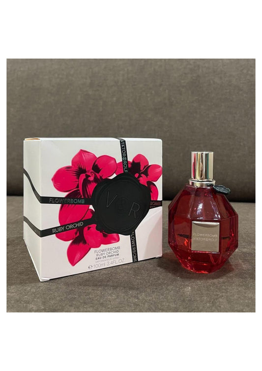 Flowerbomb Ruby Orchid by Viktor & Rolf,Premium Long Lasting Fragrance, 100ml, for Her