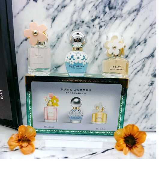 Marc Jacobs Daisy Fragrances Gift Set, 3 Varieties, 30 ml Each, Unisex