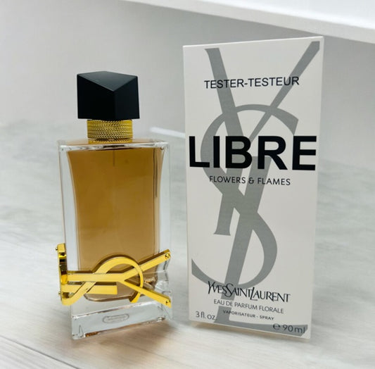 Libre Flowers & Flames Yves Saint Laurent, 90ml, Tester, for Her